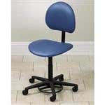 Hands Free Stool With Backrest