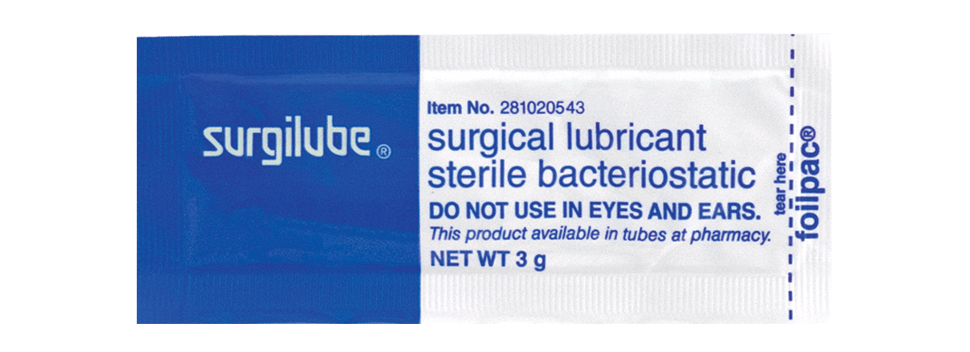 Surgilube Lubricating Jelly-Sterile 3G 144/Case