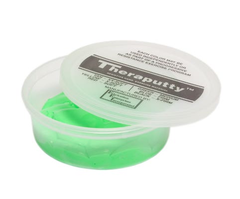 CanDo® Antimicrobial Theraputty® Exercise Material - 4 oz - Green - Medium