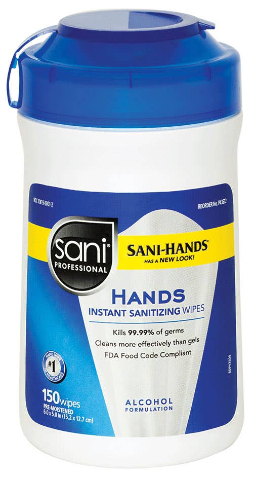 SaniProfessional®HandsInstantSanitizingWipes