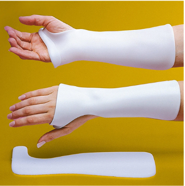 Rolyan Polyform Thermoplastic Splinting Material, W 18 X L 24 X Thick - 1/8, Solid - White