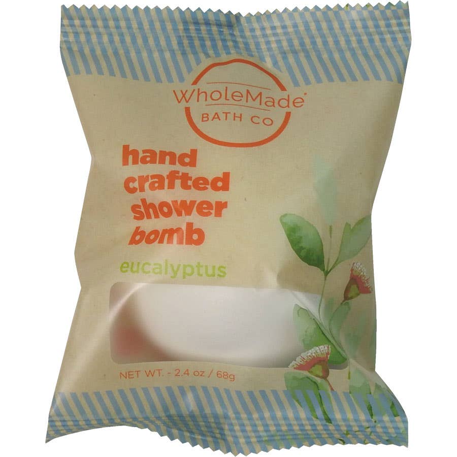 WholeMade® Essential Oil Mega Shower Bomb Eucalyptus