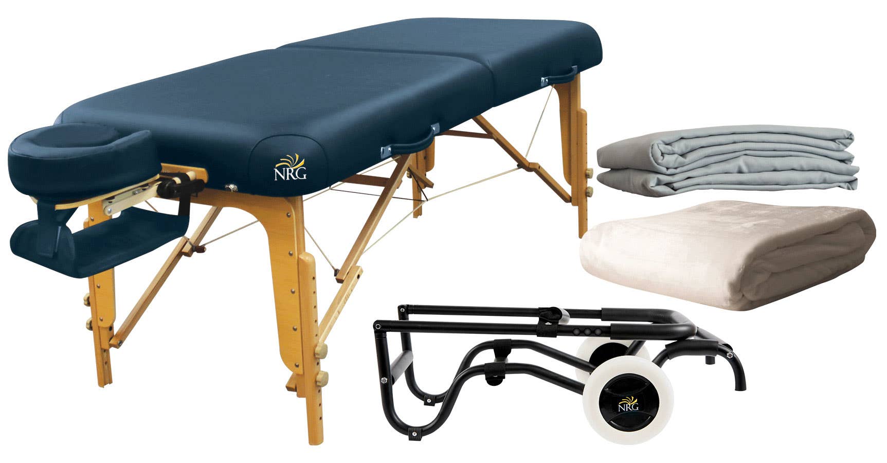 NRG®LuxuryVedaluxPortableMassageTablePackage