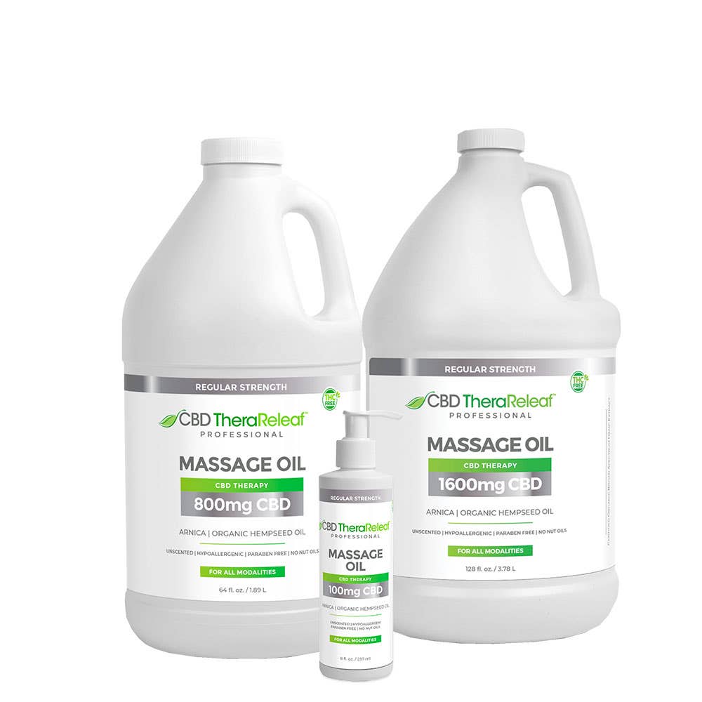 CBDTheraReleaf®ProfessionalMassageOilRegularStrength