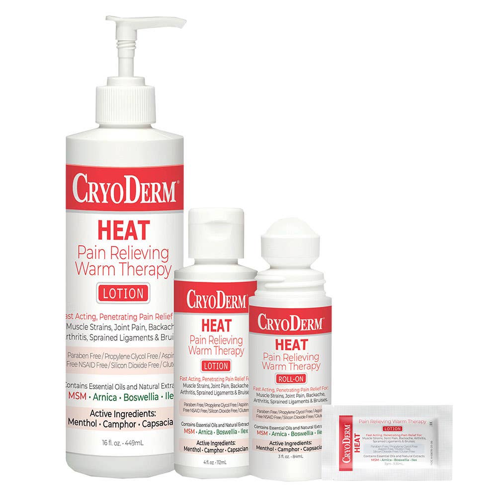 CryoDerm®HeatPainRelievingWarmingLotionsProducts