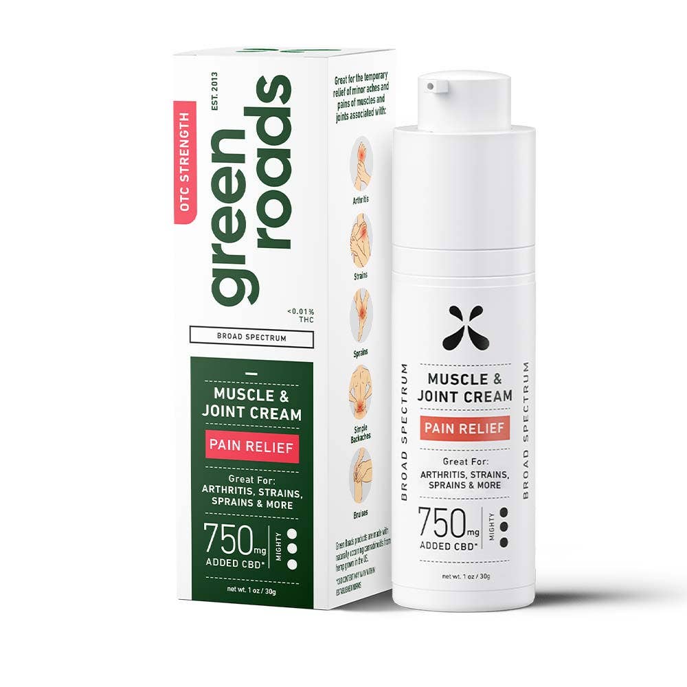 Green Roads® Pain Relief Cream – 750mg