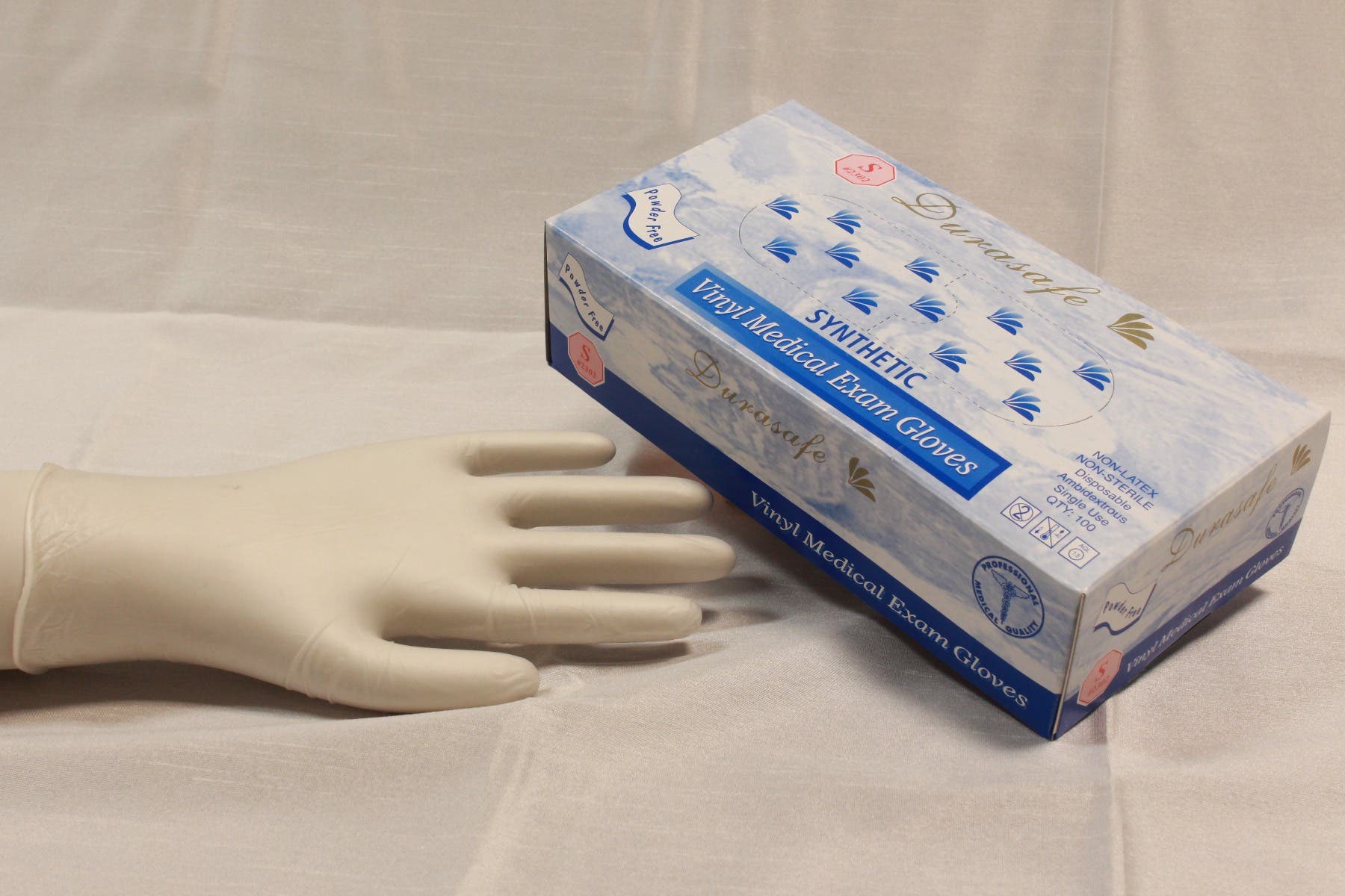 DurasafeSyntheticVinylMedicalExamGloves