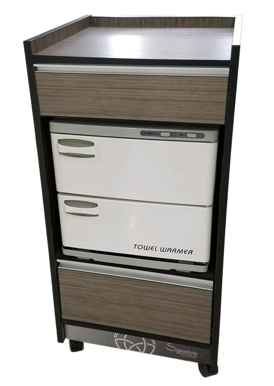 Custom Craftworks™ Signature Spa Series Trolley Cart - Wood Stain Upgrade