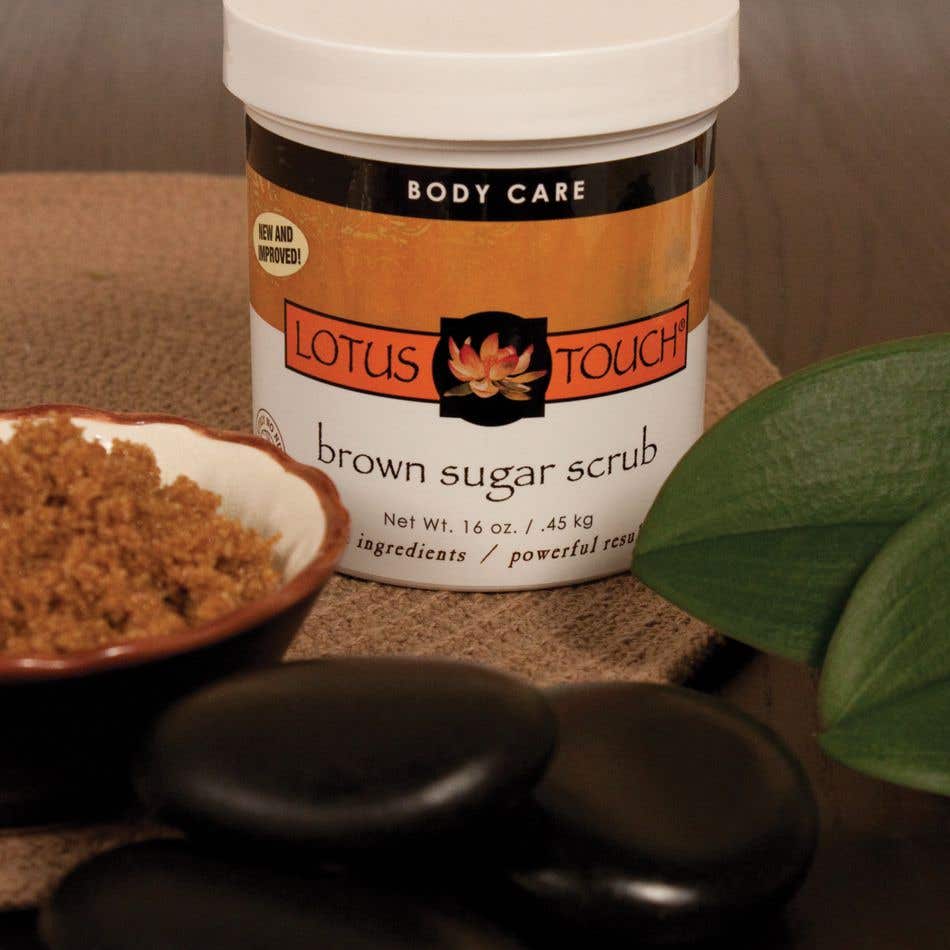 Lotus Touch Brown Sugar Scrub 16 Oz
