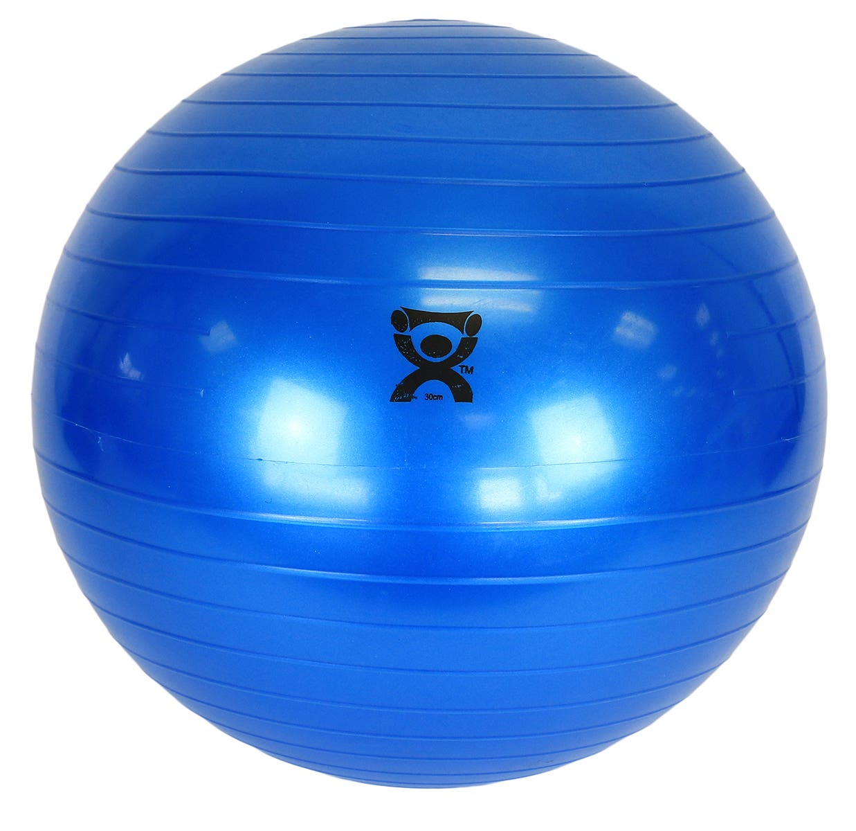 CanDo inflatable ball, blue, 30 cm (12in)