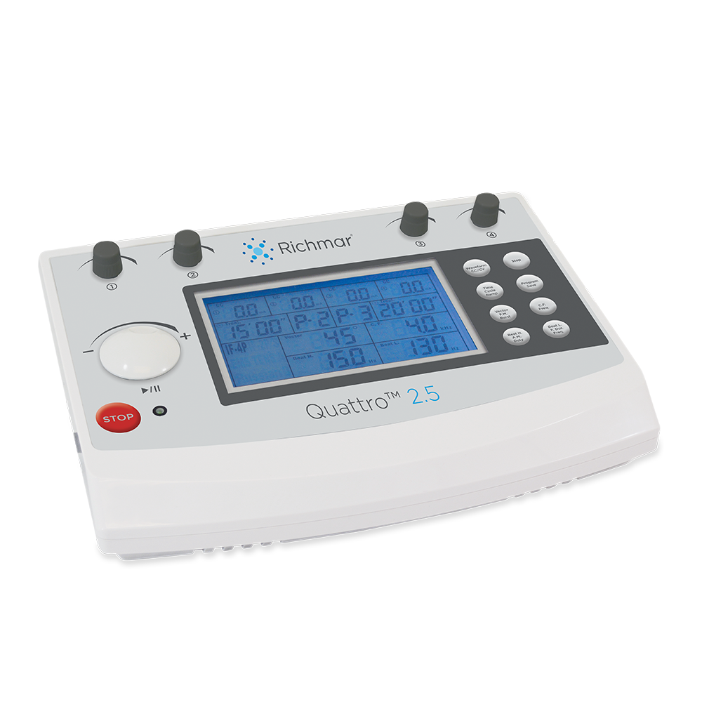 Quattro™2.5ProfessionalElectrotherapyDevice-TENS/EMS/IF/Russian