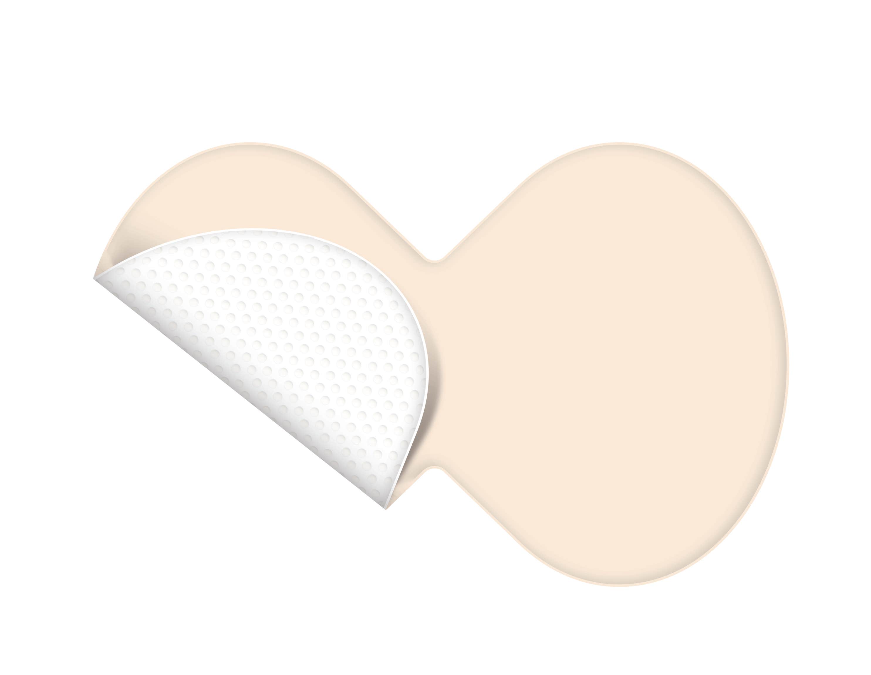 Proximel® Non-Bordered Silicone Foam Dressing – Heel 5” x 8” Box/5