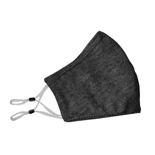 Boomer Naturals Nano-Silver Reusable Face Mask - Gray Adjustable Ear Loops