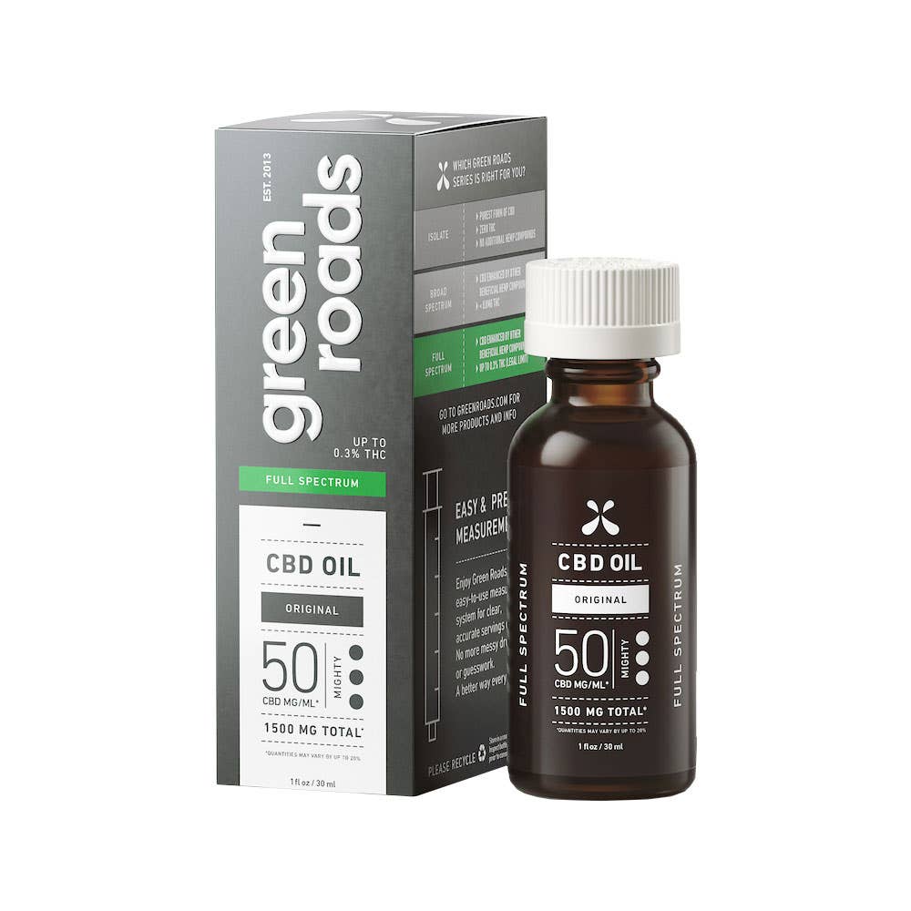 Green Roads® Full Spectrum CBD Oil – 25mg, 30ml