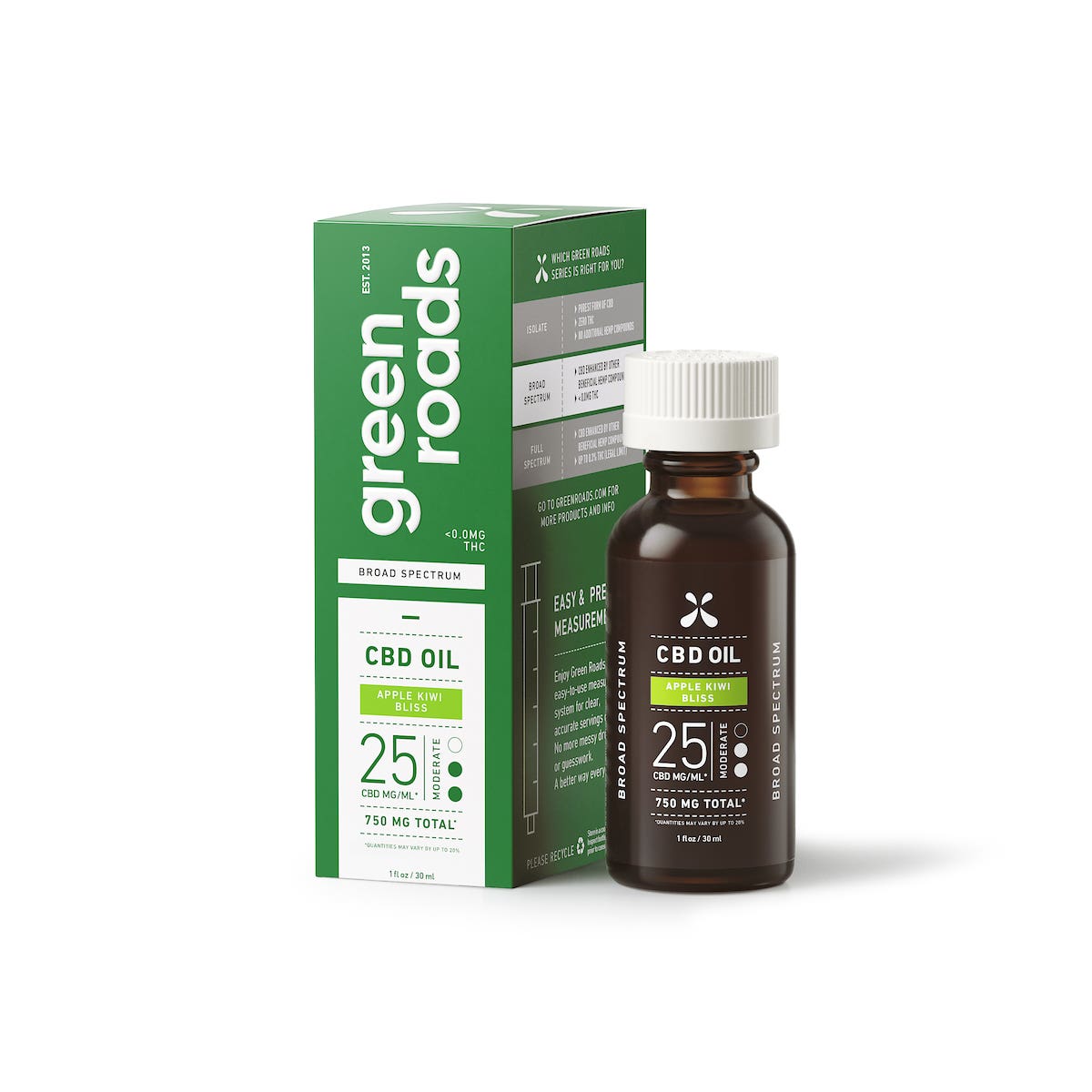 Green Roads® Broad Spectrum CBD OIL – 30ml, 50mg, Mint Breeze