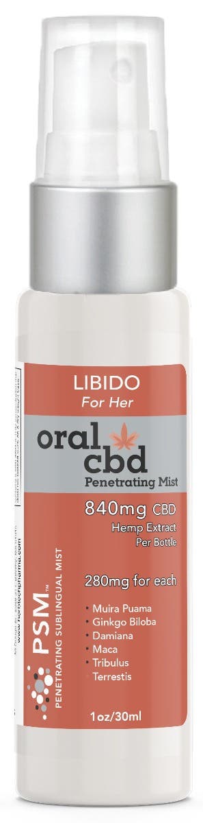Herb Tech Oral CBD Spray - Libido For Her 1 oz