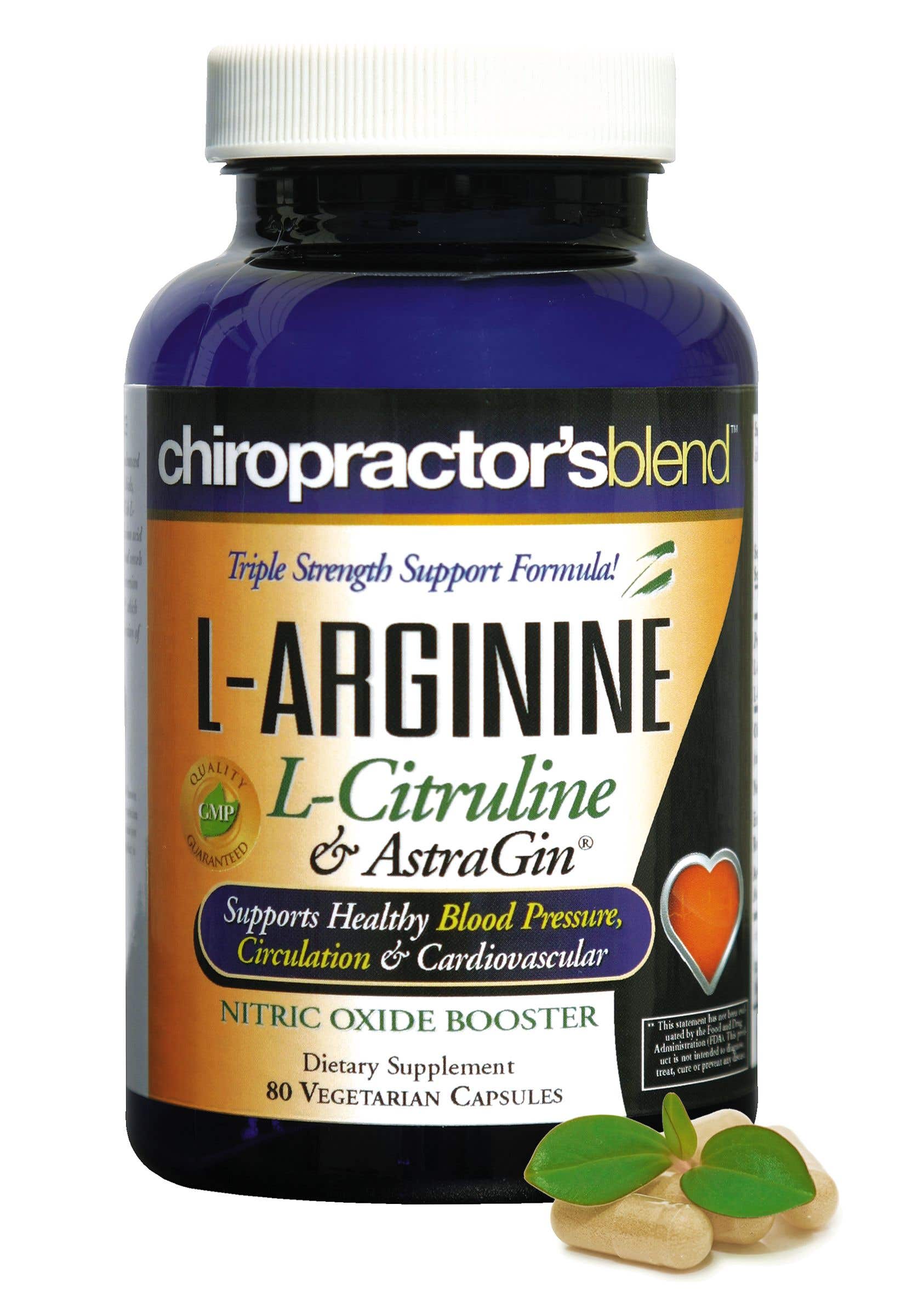 L-arginine, L-Citruline, and Astragin® -  80 Capsules
