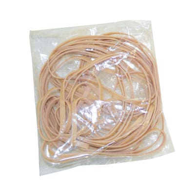 Latex Bands - Tan - Xx-Light - 25 Bands Only Ea