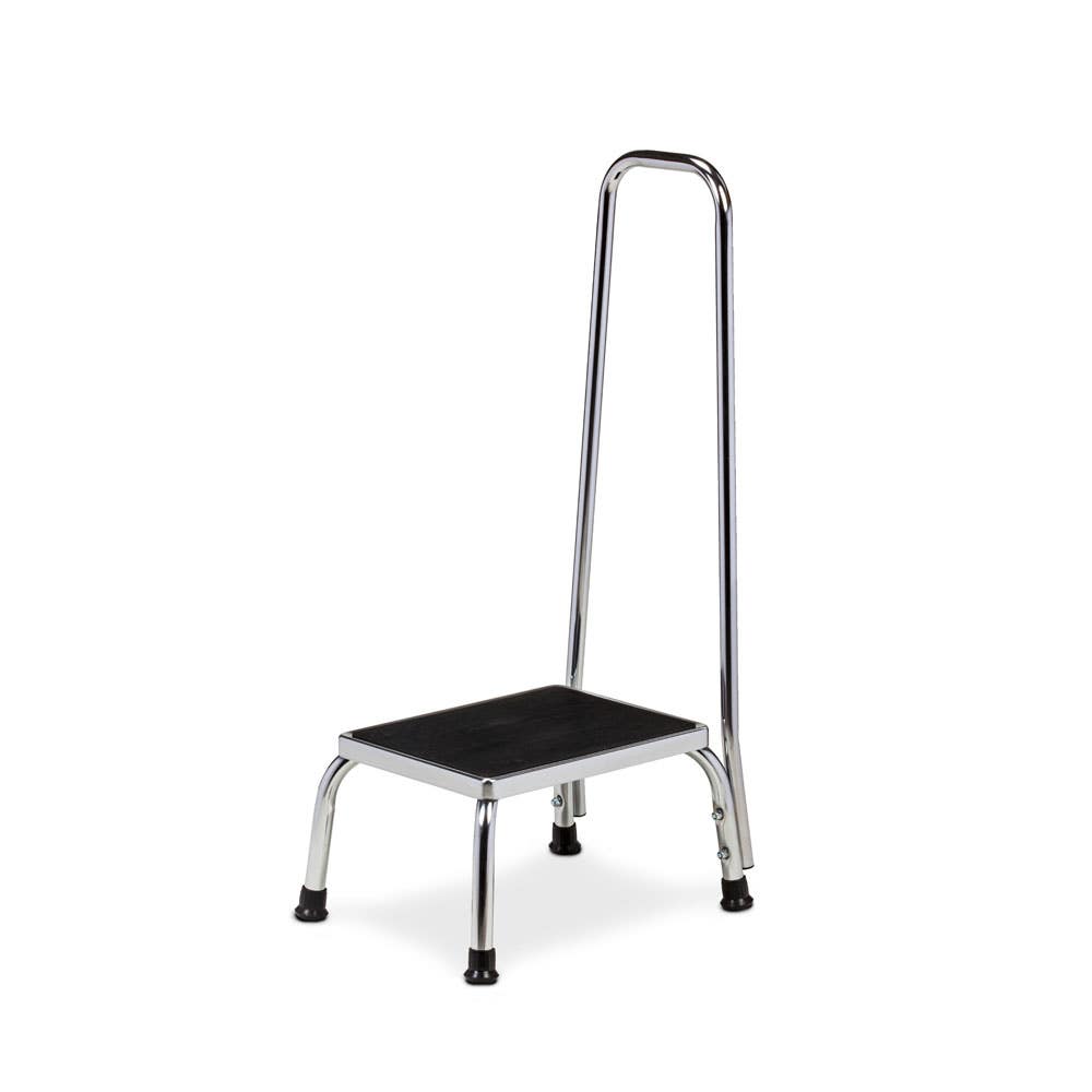 Bariatric Step Stool With Hand Rail