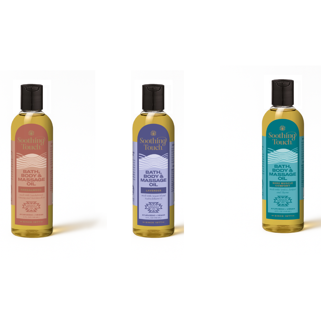 Soothing Touch Bath, Body & Massage Oil - Ayurvedic Oil Blends 