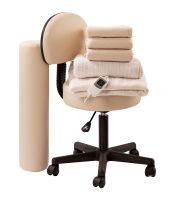 NRG® Basic Room Starter Package includes Massage Table Sheets, Rolling StoolBolster