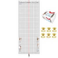 Kent Health Posture Analysis Grid Chart – Original with Grommets and Plumb Bob Kit