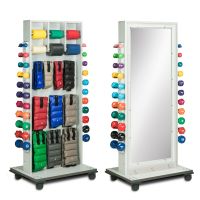 Combo Mirror/Cuff, BandDumbbell Rac