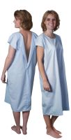 Gown Full Open XXXL Blue