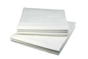 Drape Sheets, Tissue Exam,White, 3-Ply - 50/Case
