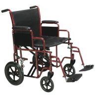 Drive Bariatric Transport Chair, Blue
