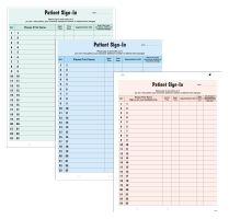 Patient Sign-In Sheet, 250/Package