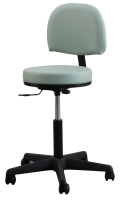 Oakworks® Premium Swivel Stool With Backrest