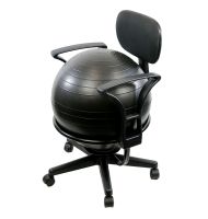 CanDo metal mobile ball stabilizer chair with arms