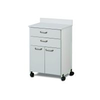 Mobile Treatment Cabinet W/ 2 Doors & 2 Drawers