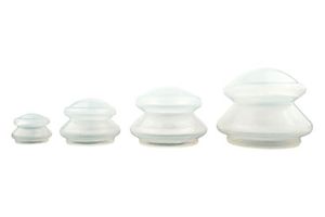 White Silicone Cupping Set