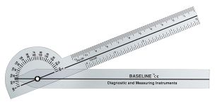 180 Degree Clear Plastic Pocket Goniometer- 6