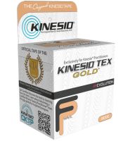 Kinesio Tex Tape, Water Repellent, 1 X 16.4, 2 Rolls/Pkg, Beig