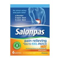 Salonpas® Pain Relieving Gel-Patch Hot, 6/Box