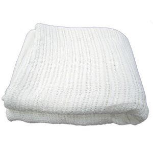 Thermal Cotton Blanket White 66X96
