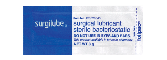 Surgilube Lubricating Jelly-Sterile 3G 144/Case