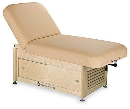 Living Earth Crafts® Napa Facial Spa Treatment Table with Cabinet Base