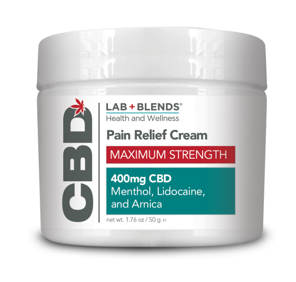 Lab+Blends® 400mg CBD Pain Relief Max Strength Cream - by BIOTONE®