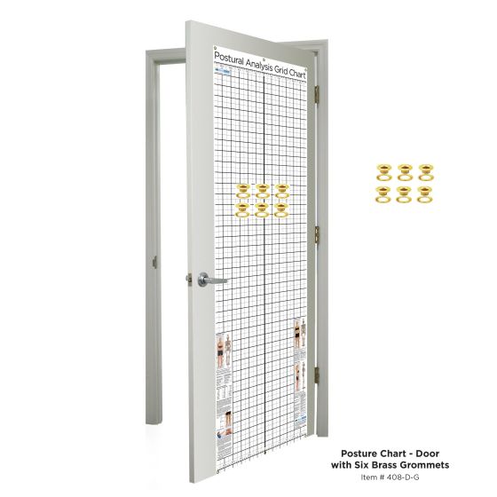 Kent Health Posture Analysis Grid Chart – Space Saver with Grommets