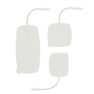 ScripHessco Silver Premium Electrodes, 2 Square - 4/pk.