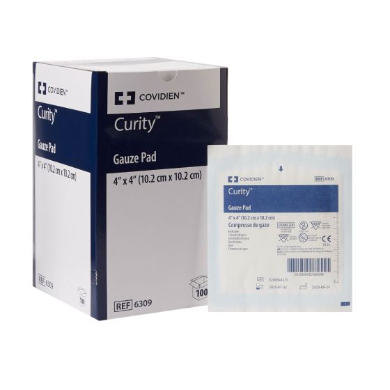 Curity Sterile Gauze Pad-12Ply 4X4 100/Box