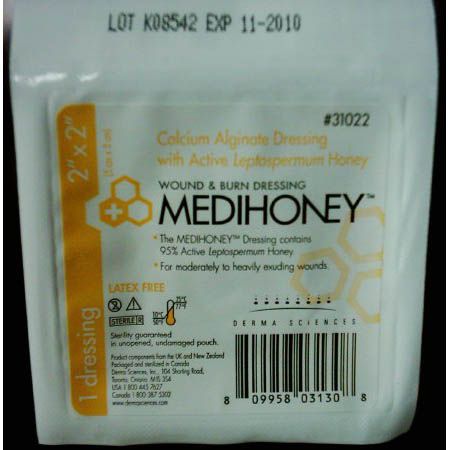 MEDIHONEY® Calcium Alginate Dressing with Active Leptospermum Honey 