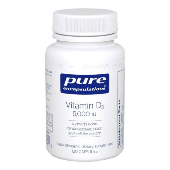 Pure Encapsulations® Vitamin D3 125 mcg (5,000 IU)