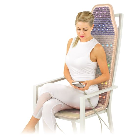HealthyLine Rainbow Chakra Mat™ Chair 5718 Firm - Photon PEMF InfraMat Pro®  