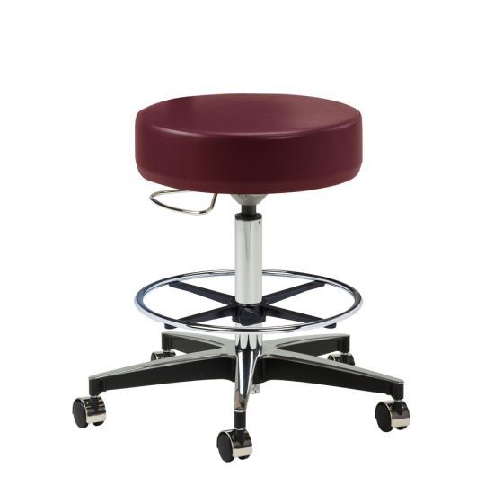 5 Leg Pneumatic Stool With Foot Ring