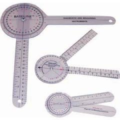 Baseline 360 Degree Clear Plastic Goniometer